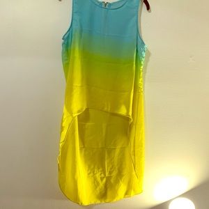 🇺🇸Sheer high low tank top